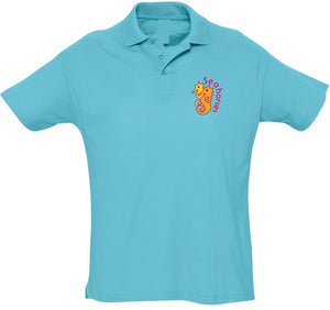 Seahorses Sky Polo Shirt